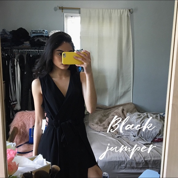 emma and michele wrap jumpsuit